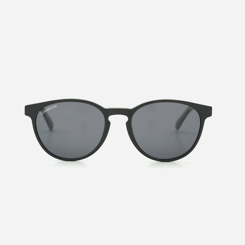 Cambium Maui Sunglasses - Recycled Plastic And Wood Frame Classic Black