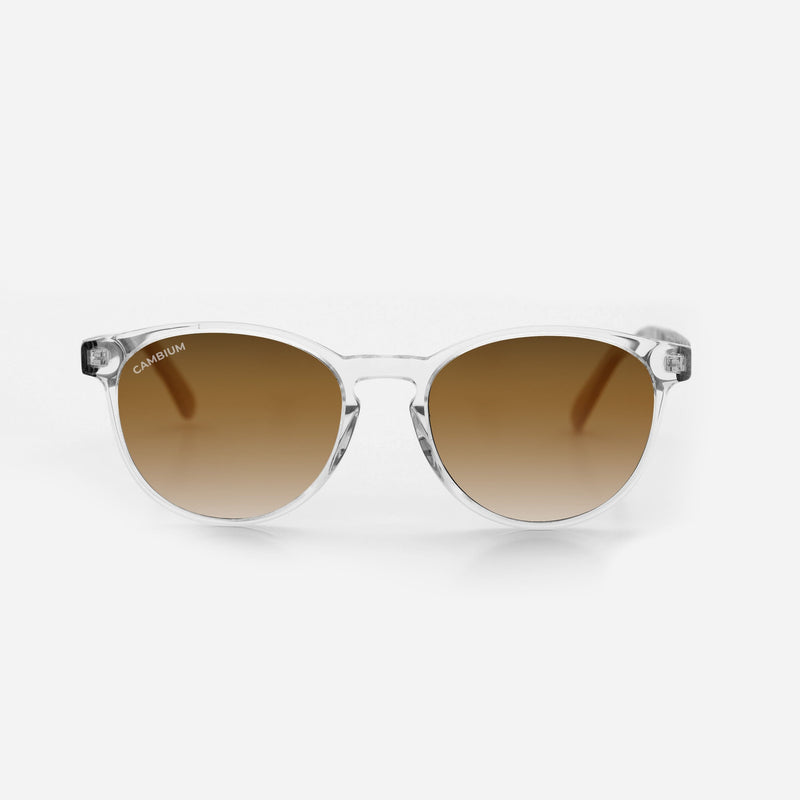 Cambium Maui Sunglasses - Recycled Plastic And Wood Frame Gradient Brown