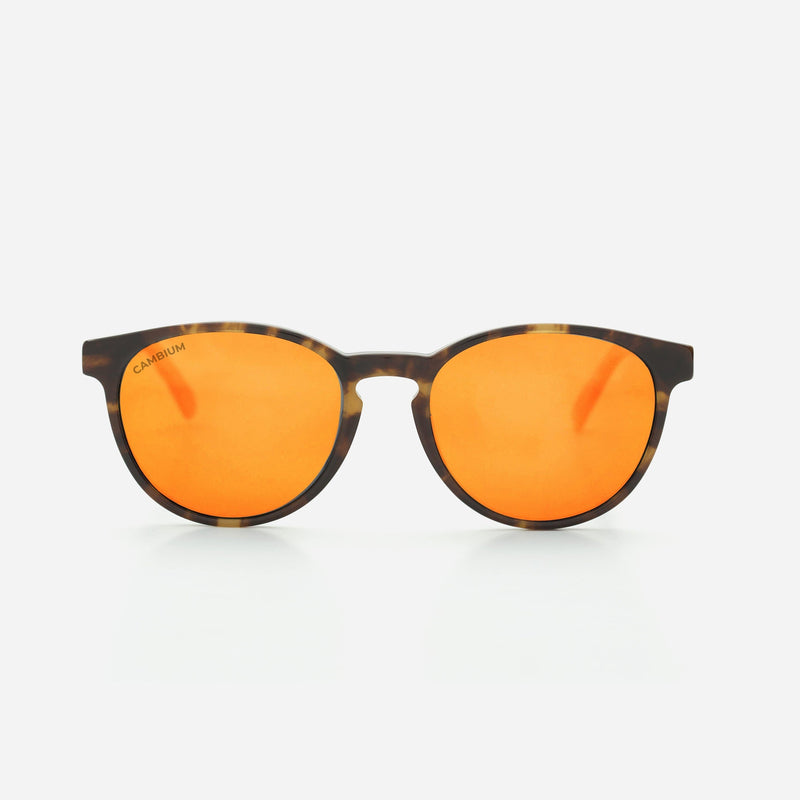 Cambium Maui Sunglasses - Recycled Plastic And Wood Frame Sunset Red