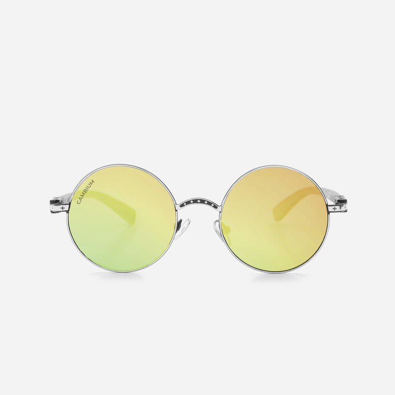 Cambium Berlin Sunglasses - Aluminium & Wood Frame Gold Chrome