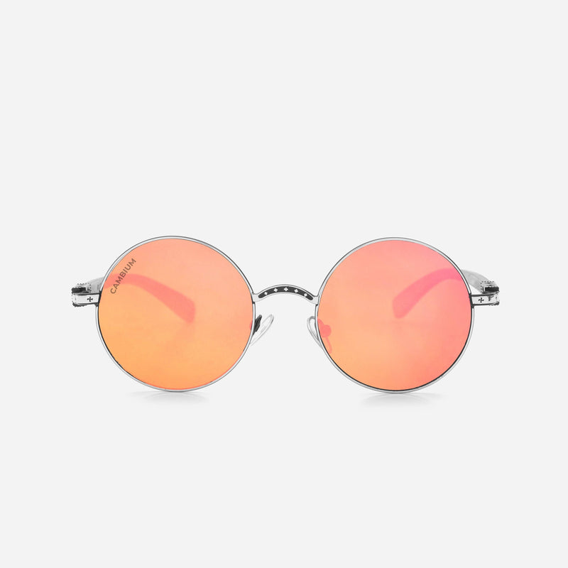 Cambium Berlin Sunglasses - Aluminium & Wood Frame Rose Gold