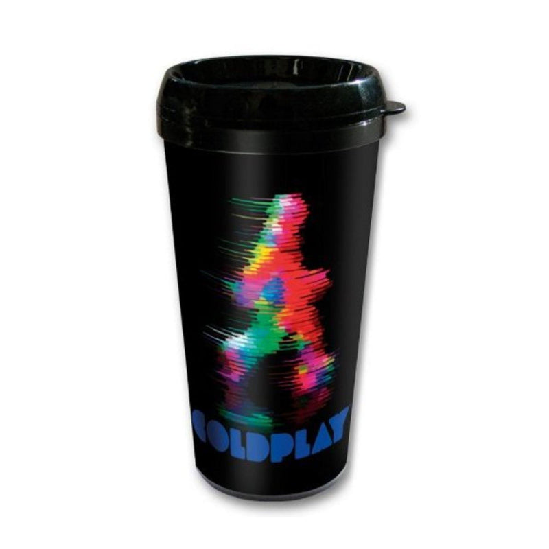 Coldplay Gift Set with boxed Coffee Mug, Travel Mug, 2 Drinks Coasters, Pin Badge