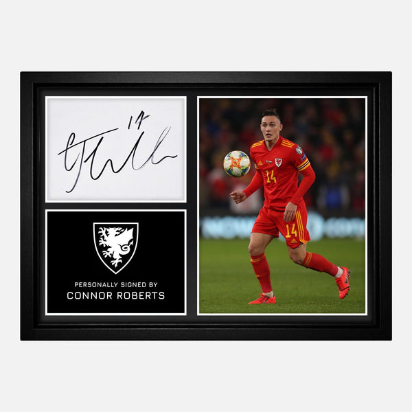 Connor Roberts Signed Photo Montage Framed