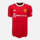 Cristiano Ronaldo Signed Manchester United Shirt 2021-22 Home [Front]