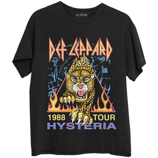 Def Leppard | Official Band T-Shirt | Hysteria '88 (Back Print)