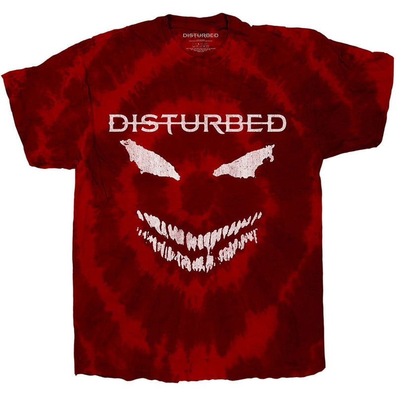 Disturbed | Official Band T-shirt | Scary Face (Dip-Dye)