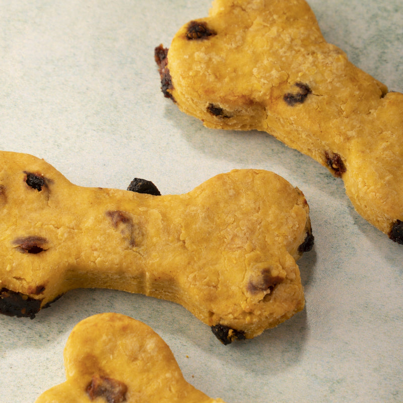 Tail-wagging Grain Free Goji Berry & Turmeric Biscuit Mix in a Pouch - Case of 10 - Bottled Baking Co