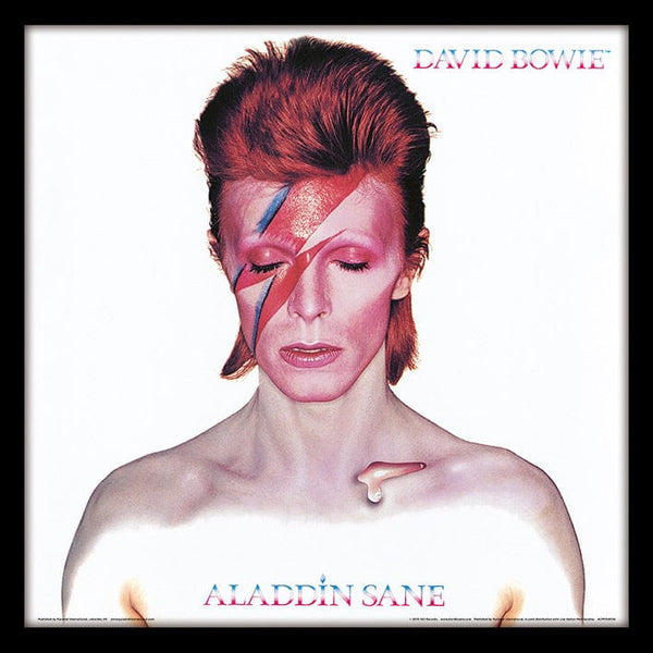 David Bowie Aladdin Sane: 30.5 x 30.5cm Framed Print