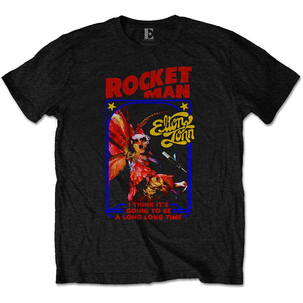 Elton John | Official Band T-shirt | Rocketman Feather Suit