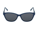 Blue women's sustainable sunglasses