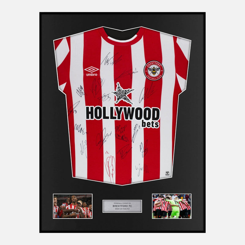 Sell Framed Squad Signed Brentford Shirt 2021-23 Home [Modern