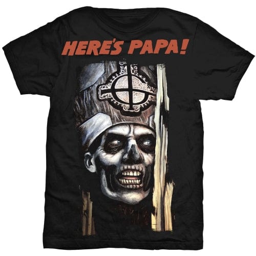 Ghost | Official Band T-shirt | Here's Papa (Back Print)