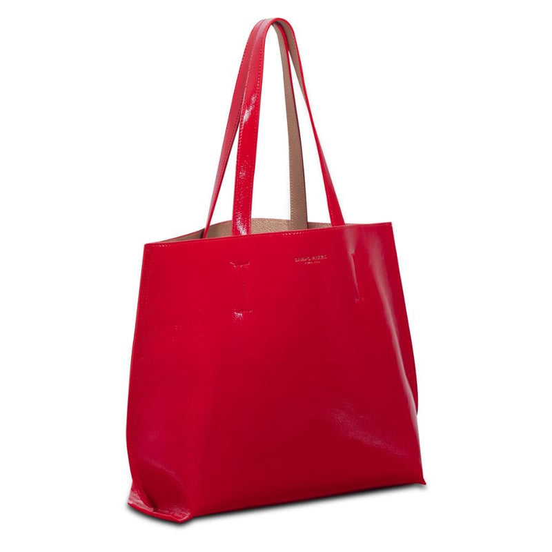 Campo Marzio Double Tote - The Iconic Bag Midi Lucid Special Edition - Cherry Red