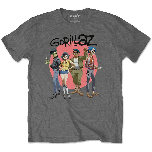 Gorillaz | Official Band T-shirt | Group Circle Rise
