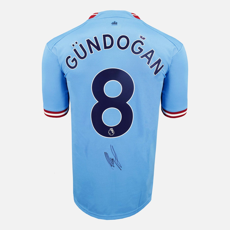 Gündoğan Signed Man City Home Shirt