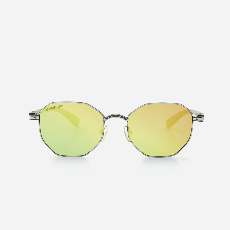 Cambium Tokyo Sunglasses - Aluminium & Wood Frame Gold Chrome