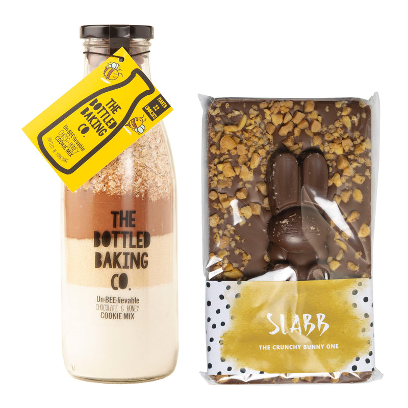 Honey cookies and Crunchy Easter Bunny Slabb - Bottled Baking Co