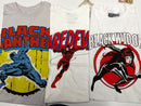 Wholesale lot of 162 officially licensed NEW Marvel T-shirts. Only £2.93 each