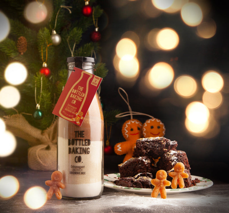 Extravagant Gingerbread Brownie mix in a Bottle - Cake Mix - Bottled Baking Co