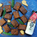 Two Chocolate Brownie Baking Mixes in a Bottle - Cake Mix - Bottled Baking Co