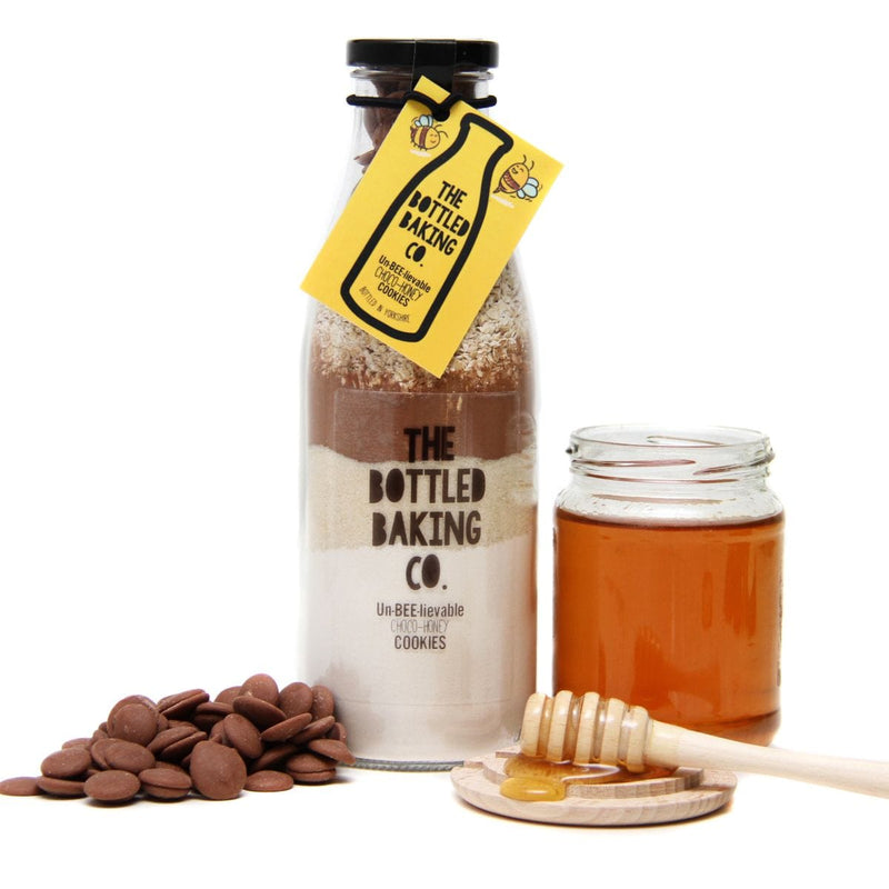 Chocolate & Honey Cookie Mix with Laura's Honeycomb Bites - Cookie Mix - Bottled Baking Co