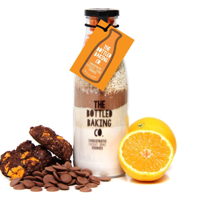 Chocotastic Chocolate Orange Cookies - Case of 6 in Bottles - Cookie Mix - Bottled Baking Co