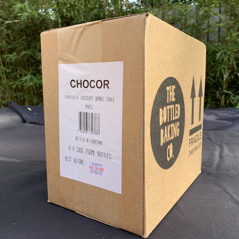 Chocotastic Chocolate Orange Cookies - Case of 6 in Bottles - Cookie Mix - Bottled Baking Co