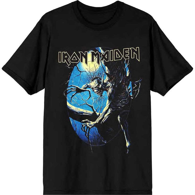 Iron Maiden | Official Band T-shirt | Fear of the Dark Oval Eddie Moon (Back Print)