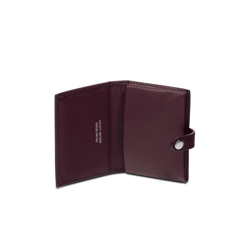 Campo Marzio Romy Business Card Holder - Ruby Wine