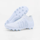 IDA Rise Women's Soccer Cleat, White, FG/AG, Firm Ground, Artificial Ground, Ankle sock