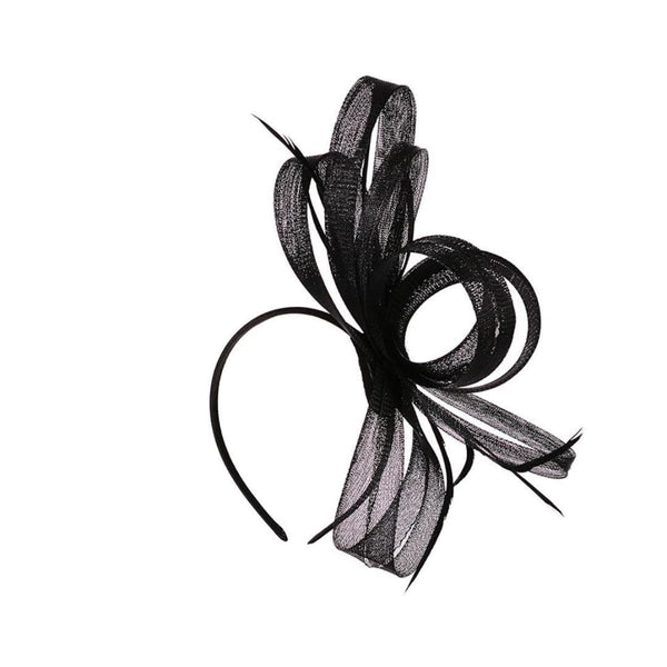 Ruby Rocks Stephanie Fascinator - Black