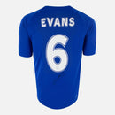 Framed Jonny Evans Signed Leicester City Shirt [Mini]