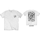 Korn | Official Band T-shirt | Scratched Type (Back Print)