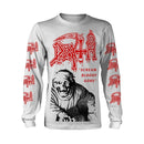Death Unisex Long Sleeved T-shirt: Scream Bloody Gore (back print)