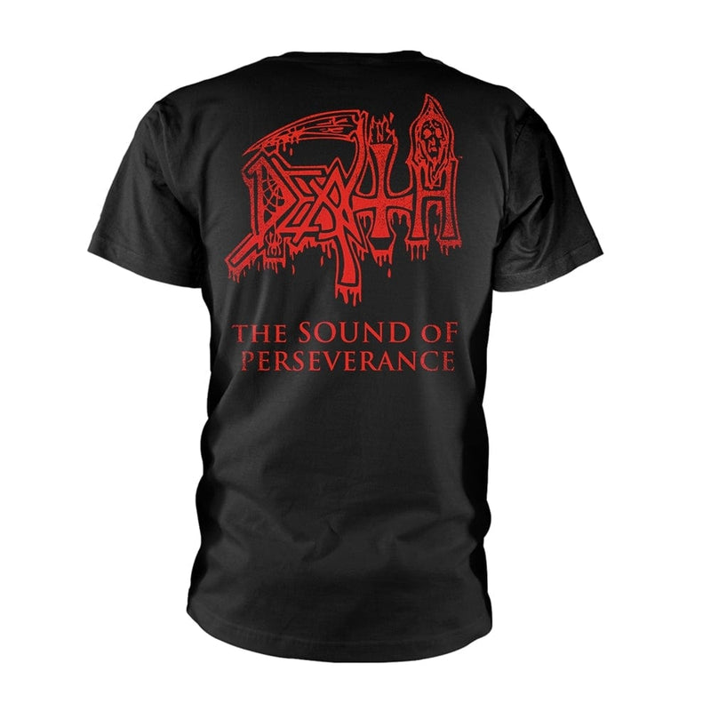 Death Unisex T-shirt: The Sound Of Perseverance (back print)