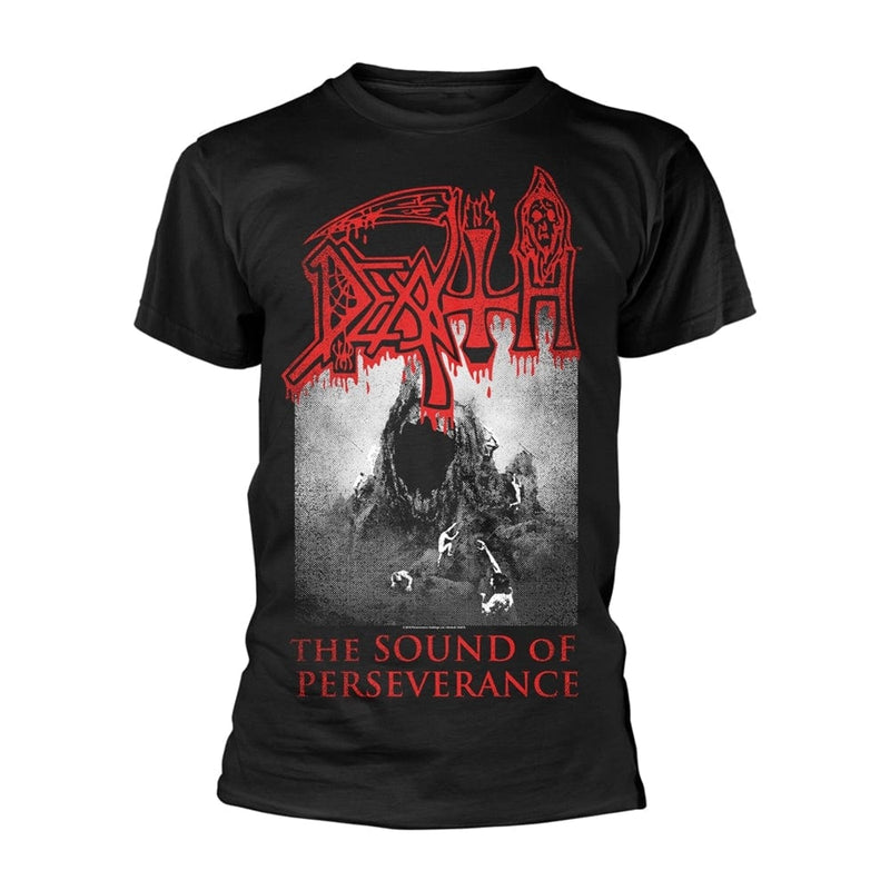 Death Unisex T-shirt: The Sound Of Perseverance (back print)