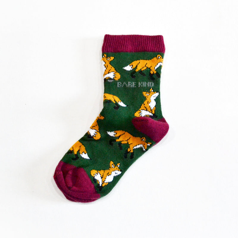 Save the Foxes Bamboo Socks for Kids