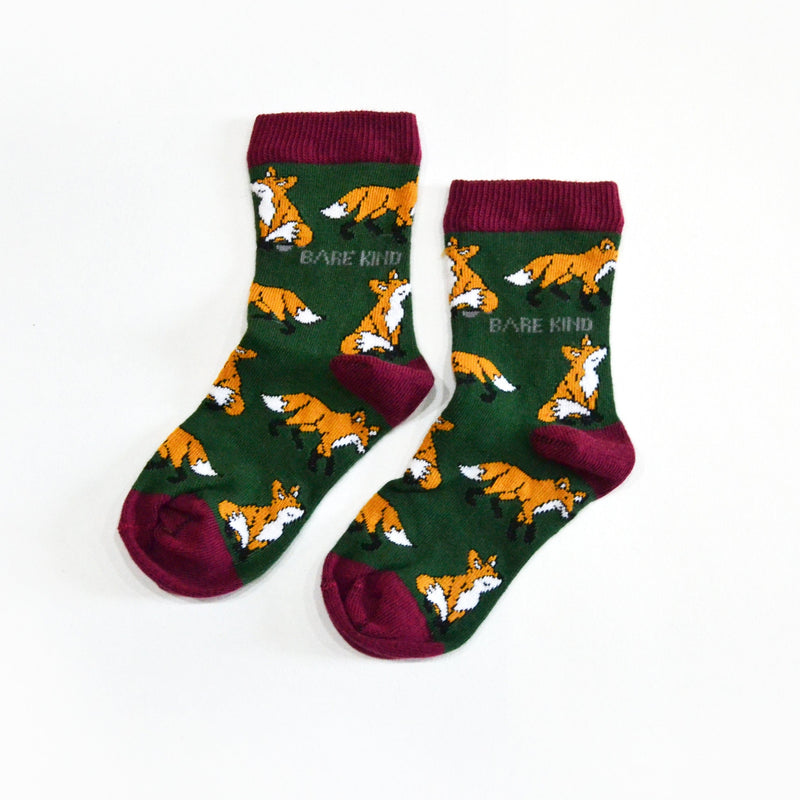 Save the Foxes Bamboo Socks for Kids