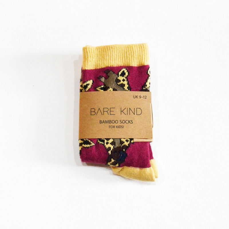 Save the Giraffes Bamboo Socks for Kids