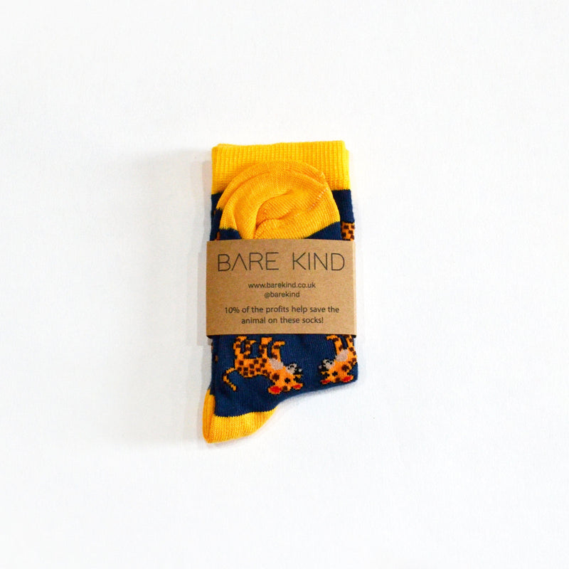 Save the Leopards Bamboo Socks for Kids