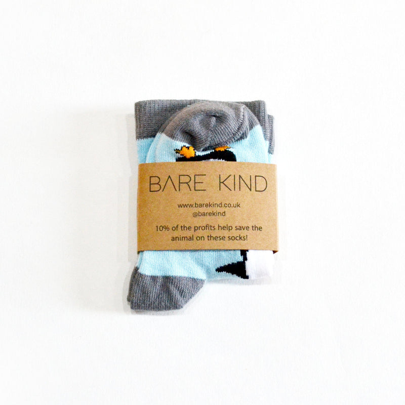 Save the Penguins Bamboo Socks for Kids