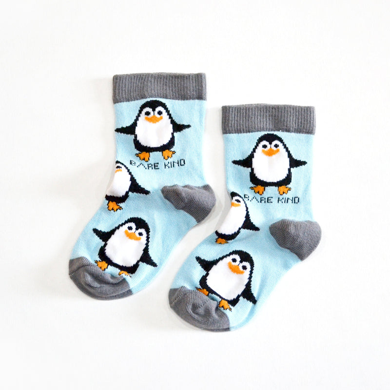 Save the Penguins Bamboo Socks for Kids