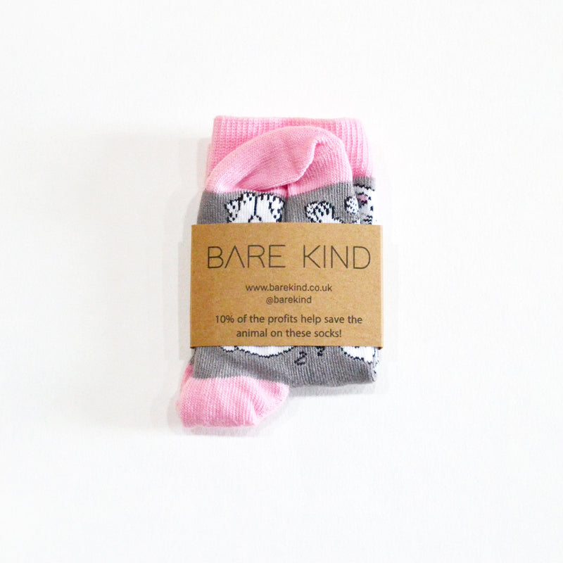 Save the Rabbits Bamboo Socks for Kids