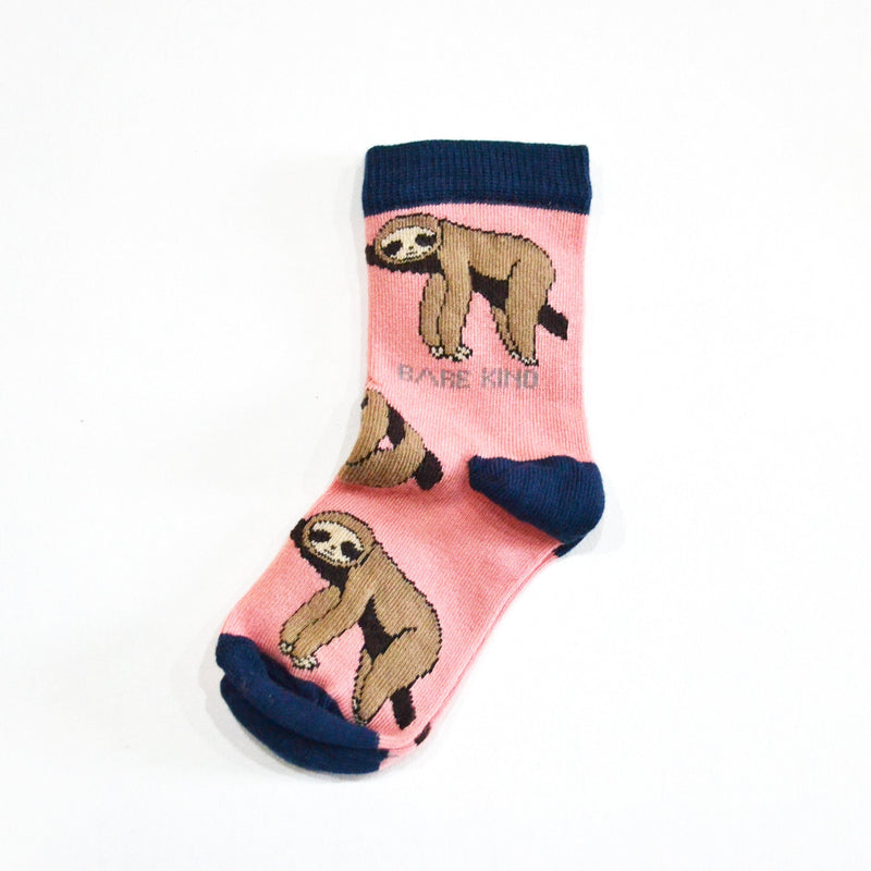 Save the Sloths Bamboo Socks for Kids