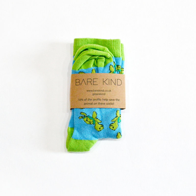 Save the Turtles Bamboo Socks for Kids