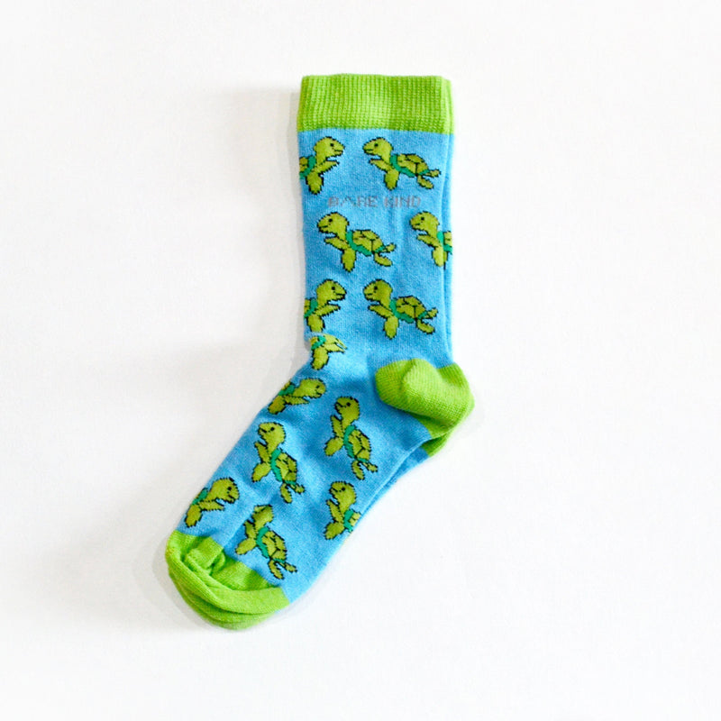 Save the Turtles Bamboo Socks for Kids