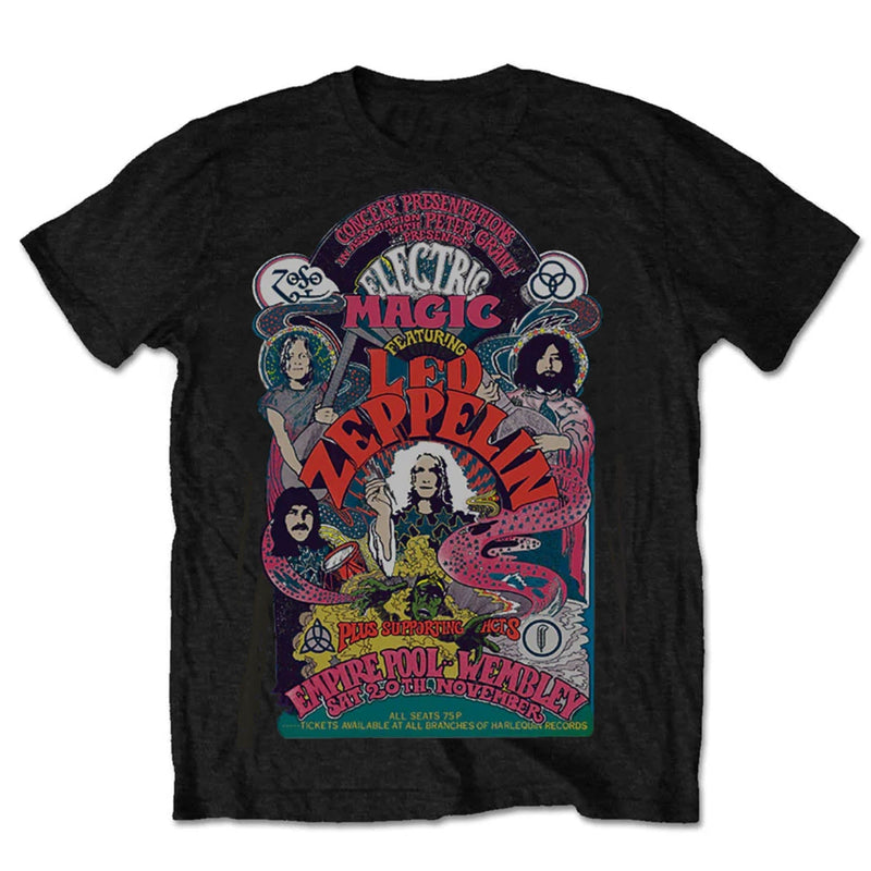 Led Zeppelin | Official Band T-shirt | Full Colour Electric Magic