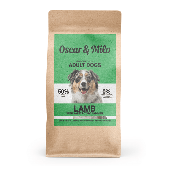 Oscar & Milo Grain Free Adult Dog Food Lamb with Sweet Potato and Mint