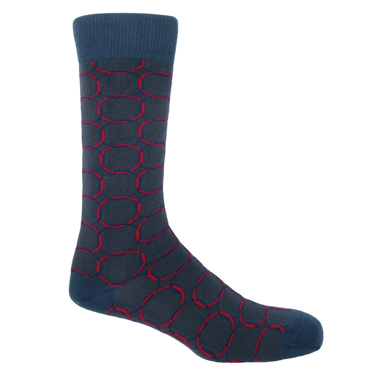 Linked Spruce Men's Luxury Socks