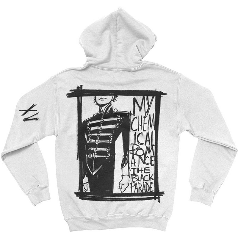 My Chemical Romance Unisex Pullover Hoodie: XV Marching Frame (Back Print)